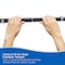 Kenney Mfg No Tools Shower Curtain Rod, 42-72", Black KN609C/5V1H - alternate 5